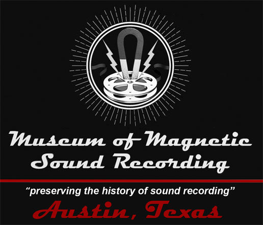 The logo of the Museum of magnetic Sound Recording