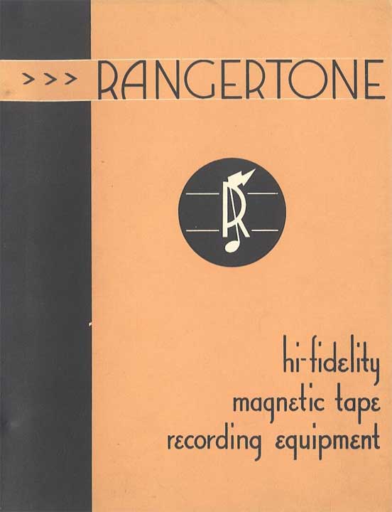 1948 Rangertone brochure in the MOMSR/Reel2ReelTexas/Theophilus vintage tape recorder collection