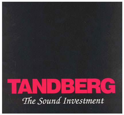1994 Tandberg catalog