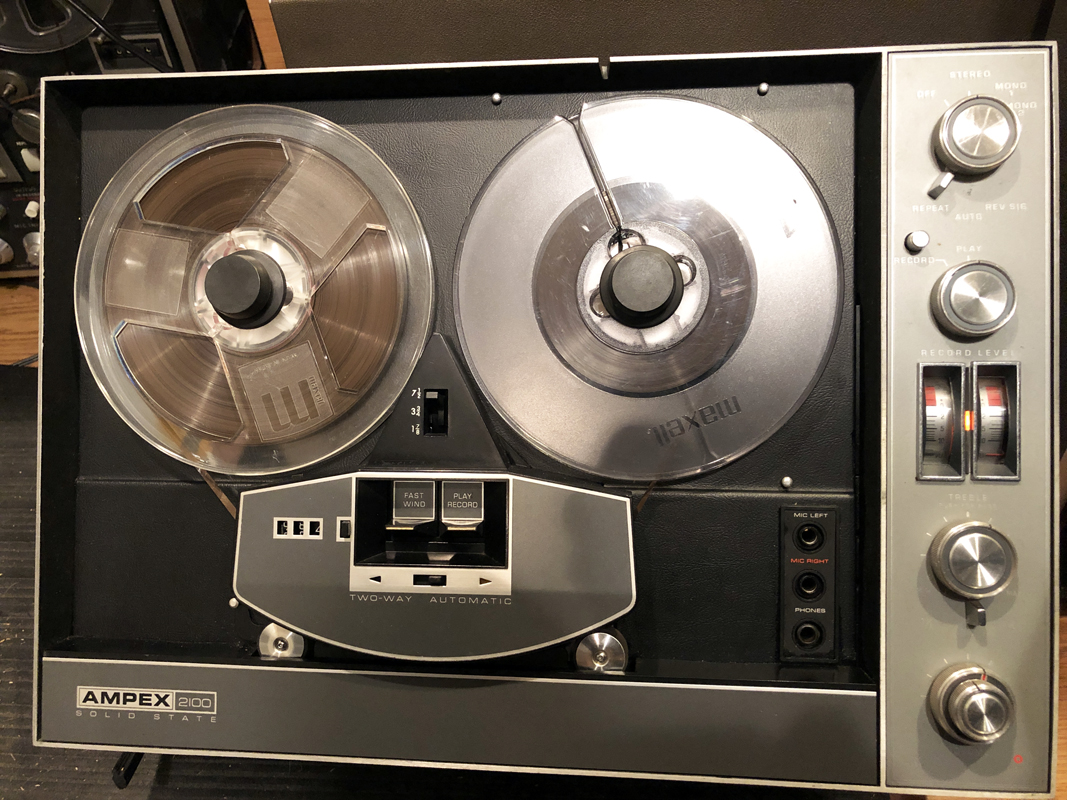 Ampex 2100 Solid state autoload reversing  reel to reel tape recorder in the Reel2ReelTexas.com vintage reel tape recorder recording collection