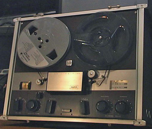 Ampex F44 FineLine reel to reel tape recorder in the Reel2ReelTexas.com vintage reel tape recorder recording collection Museum vintage collection