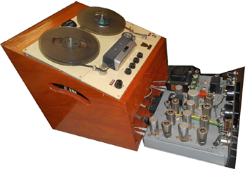 Denon reel to reel tape recorder photo in the Reel2ReelTexas/MOMSR/Theophilus vintage tape recorder collection