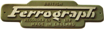 Ferrograph logo in the Museum of magnetic Sound Recording
