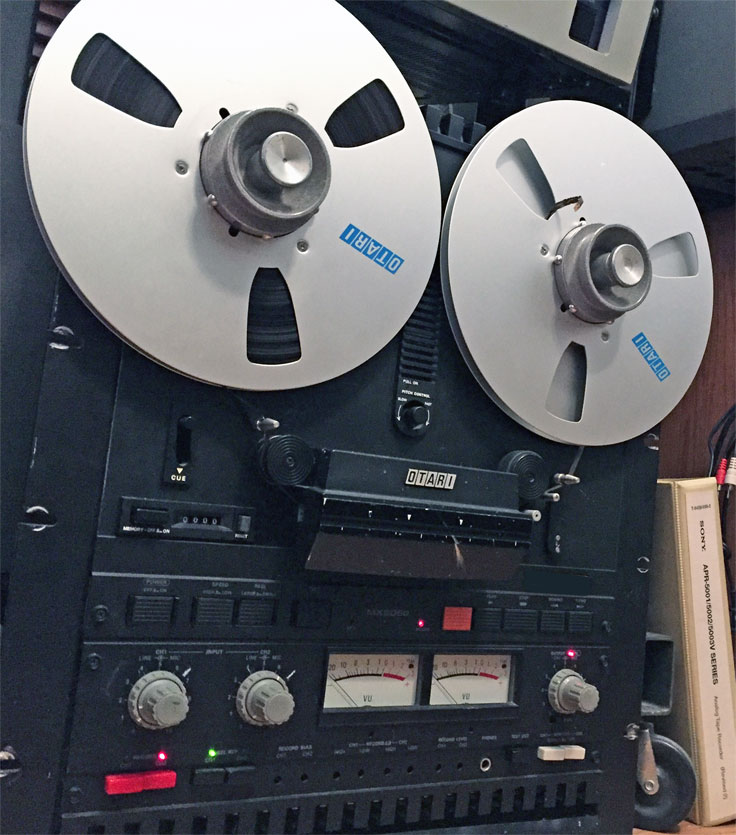 Otari MX5050 BQII 4 channel professional reel to reel tape recorder in the Reel2ReelTexas.com vintage reel tape recorder recording collection