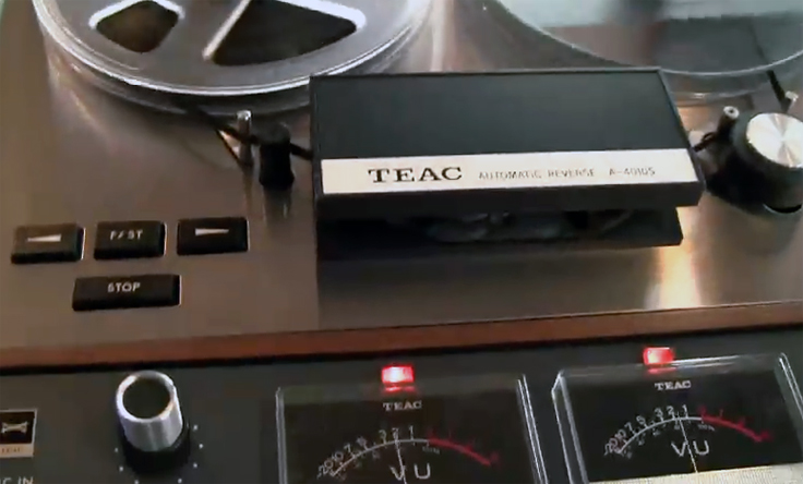 Teac A-4010S reel to reel tape recorder in the Reel2ReelTexas vintage reconding collection