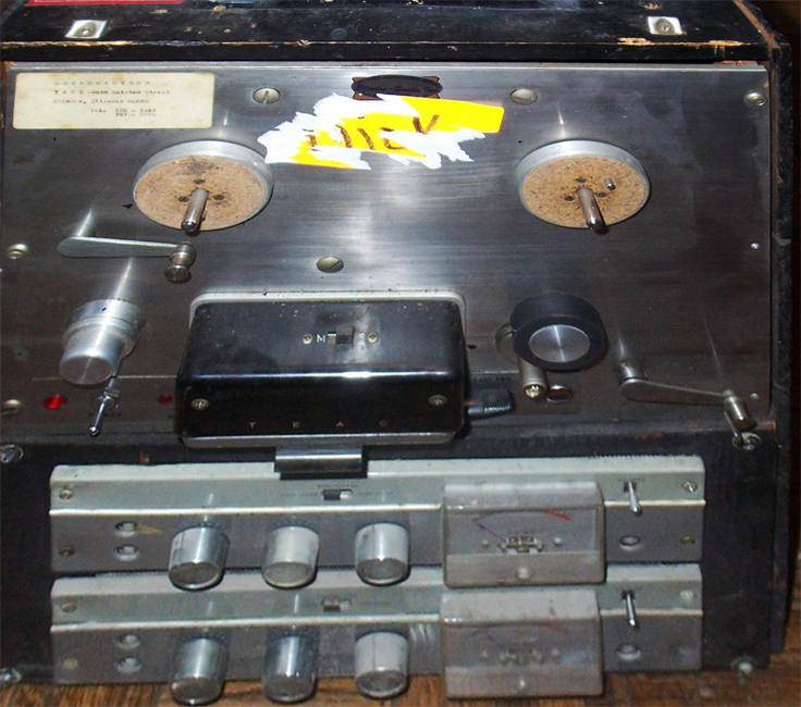 Teac TD 107 reel to reel recorder photo submitted by others to the MOMSR.org and Reel2ReelTexas.com vintage reel tape recorder recording collection