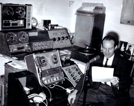 Highland Sound Company studio, Alpine, Texas  in 1965 