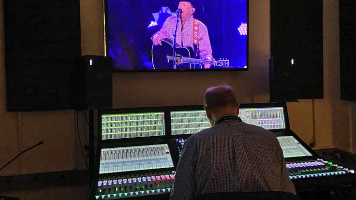 Malcolm Harper of Reelsound Recording created broadcast mixes of every concert at RodeoHouston this year on a Solid State Logic System T S500 console.