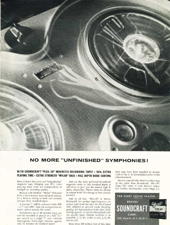 1955 Soundcraft ad  in the Reel2ReelTexas.com vintage reel tape recorder recording collection