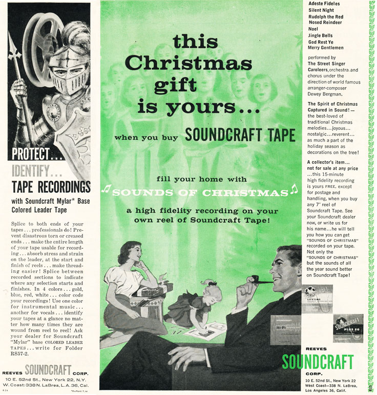 1958 Soundcraft ad  in the Reel2ReelTexas.com vintage reel tape recorder recording collection