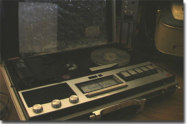    Akai briefcase recorder with radio