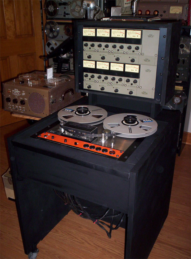 Teac Series 70 8 track reel to reel tape recorder in the Museum of Magnetic Sound Recording