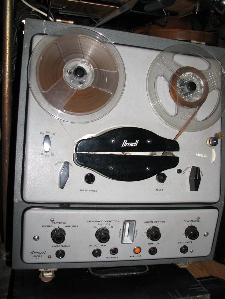 vintage Brenell MK-VI - 10.5 4track reel to reel tape recorder