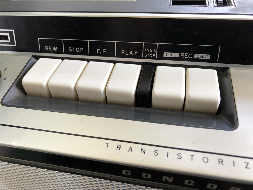 Vintage Concord Stereophonic 444 Reel to Reel Tape Recorder Player Reels  TESTED -  - obrazy, dodatki do Twojego domu