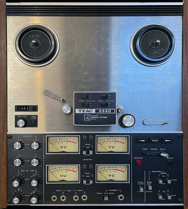 Vintage Hi-fi Analog Stereo Reel Reel Stock Vector (Royalty Free