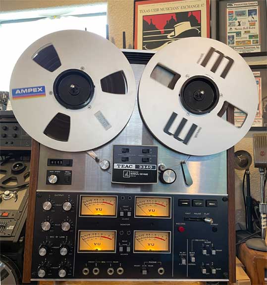 Teac Tascam reel tape recorders • Teac TCA-43 • the Museum of