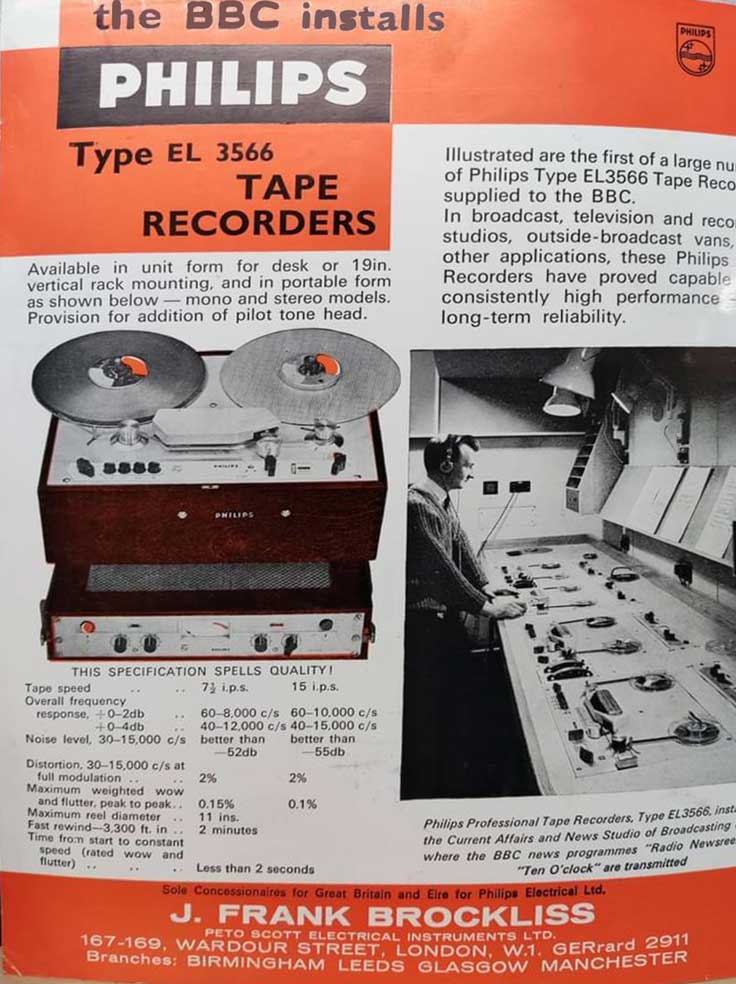 Reel to Reel Tape Recorder Manufacturers - Philips & Co. - Museum of  Magnetic Sound Recording