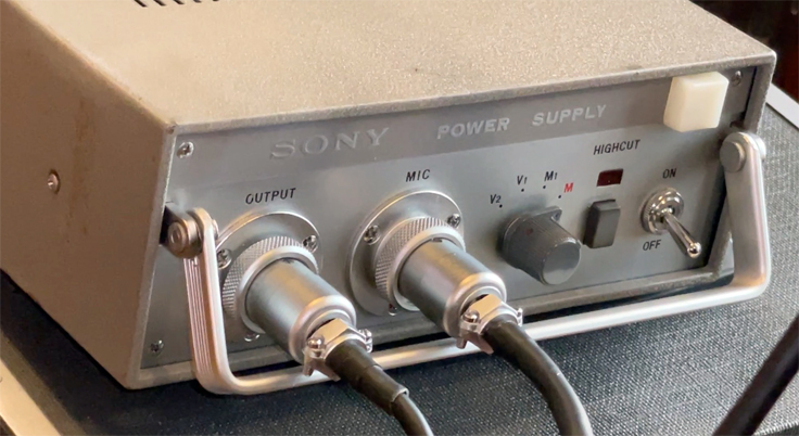 Sony C37A Mic and C17B Power Supply