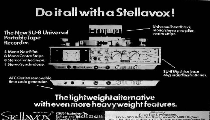 Reel to Reel Tape Recorder Manufacturers - Stellavox tape