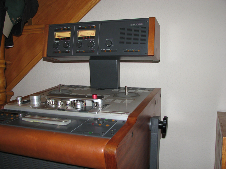 Studer A807 reel to reel tape rcorder in the Reel2ReelTexas.com vintage reel tape recorder recording collection