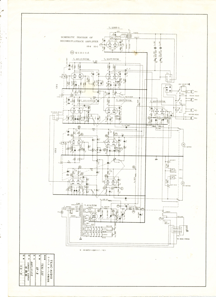 Teac Tascam reel tape recorders • the Museum of Magnetic ... sony deck wiring diagram 