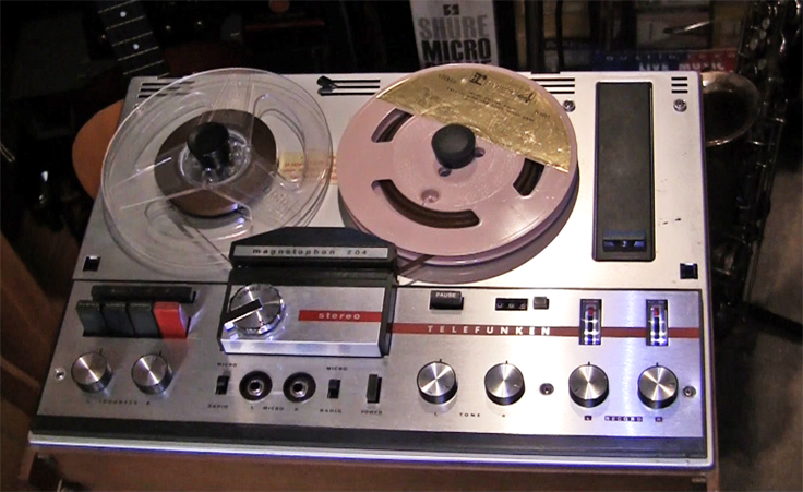 Telefunken Magnetophon 85 Reel To Reel Tape Player Vintage with