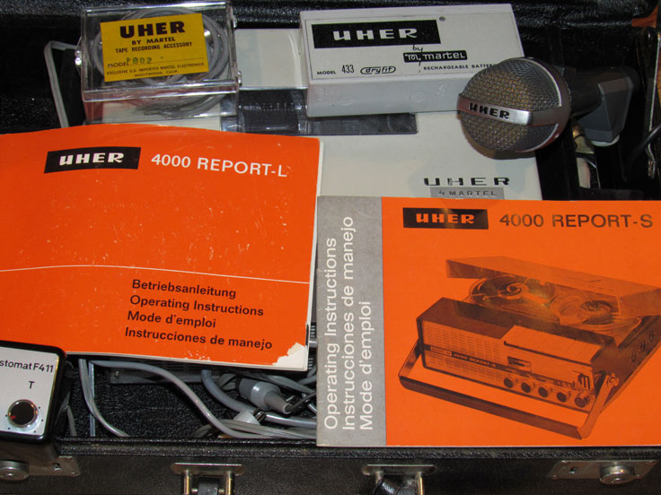 Vintage UHER 4000 Report-L Martel Compact Reel to Reel Tape Deck
