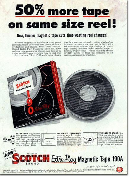 Reel to Reel Tape Recorder Manufacturers - Wollensak • 3M • Revere