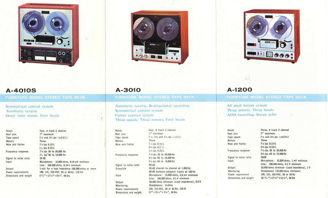 Corner Record Shop - Grandville - Teac A-1500W Reel-To-Reel Tape Recorder .  #teac #reeltoreel #openreel #taperecorder