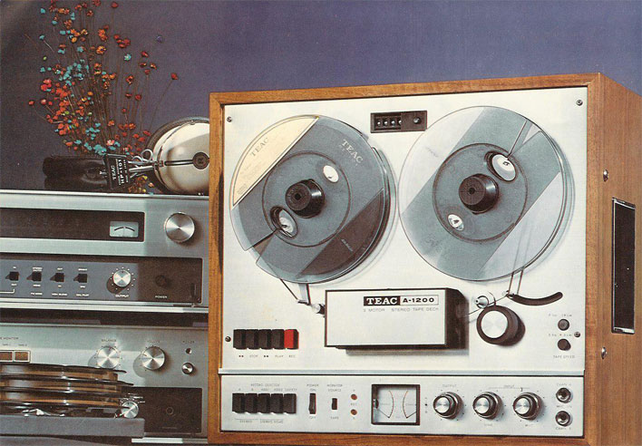 Vintage Teac A-1500W Reel To Reel Tape Recorder Player
