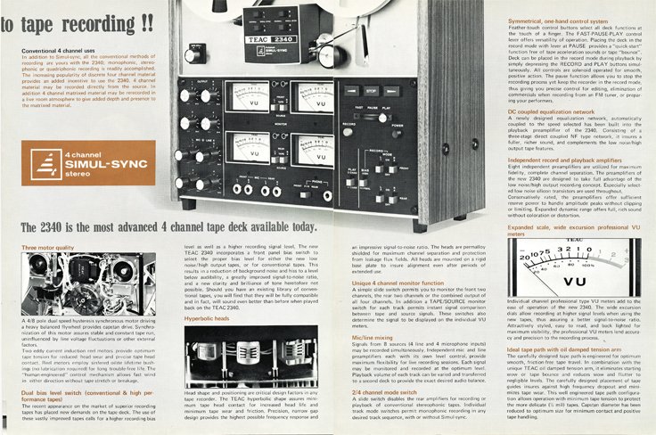 Teac Tascam reel tape recorders • the Museum of Magnetic Sound Recording