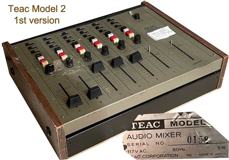Early Teac Model 2 mixer