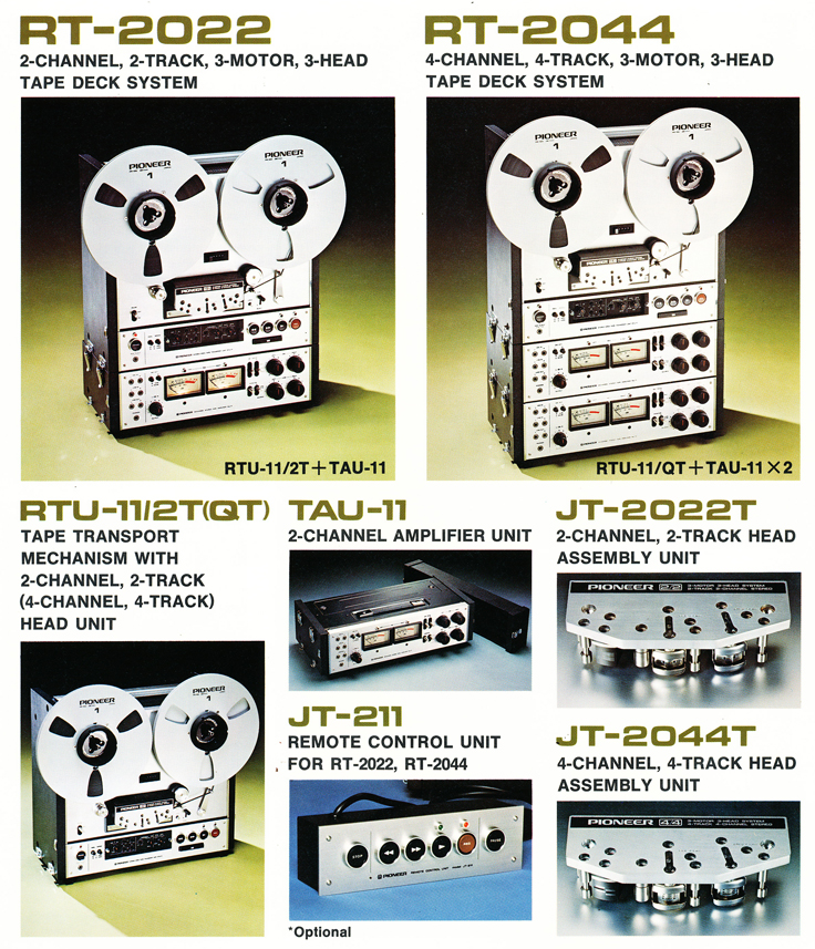 Pioneer reel tape recorders • the Museum of Magnetic Sound Recording