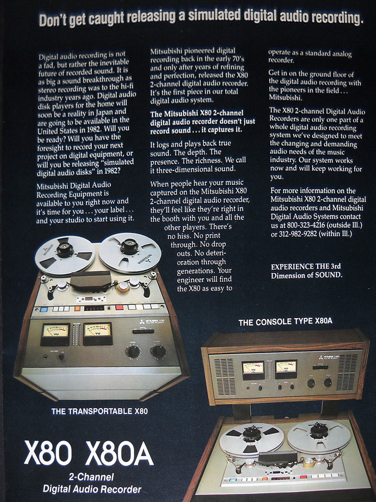 Recorders Mitsubitshi X-80 reel tape recorders • the Museum of