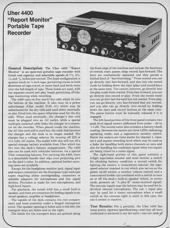 Reel to Reel Tape Recorder Manufacturers - UHER informatik GmbH