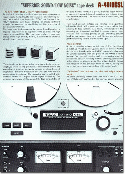 Teac Tascam reel tape recorders • the Museum of Magnetic Sound Recording